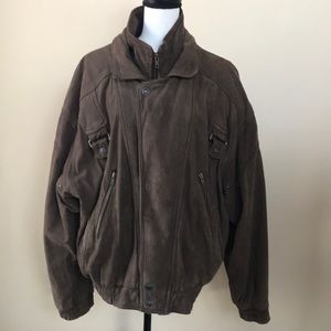 Vintage Wilsons Leather Men's Suede Bomber Jacket (1X)